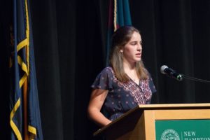 NHS Student Speaks at Graduation