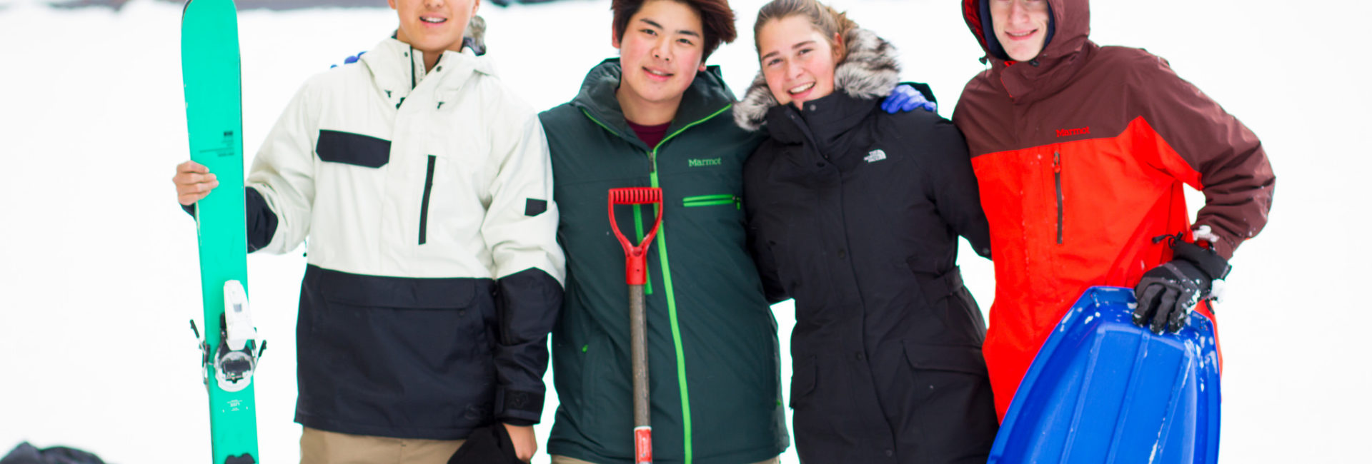 New Hampton School Students Enjoying the Winter