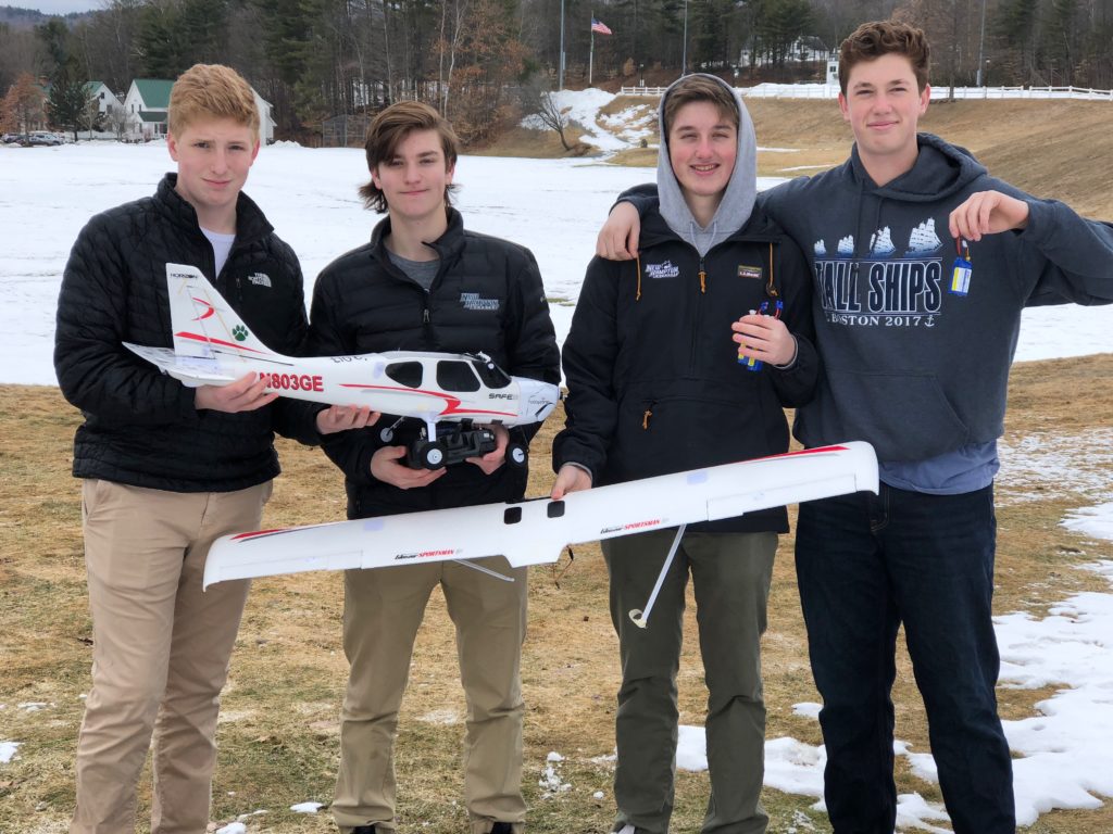 Project Flight practiced flying model planes and drones on campus yesterday.