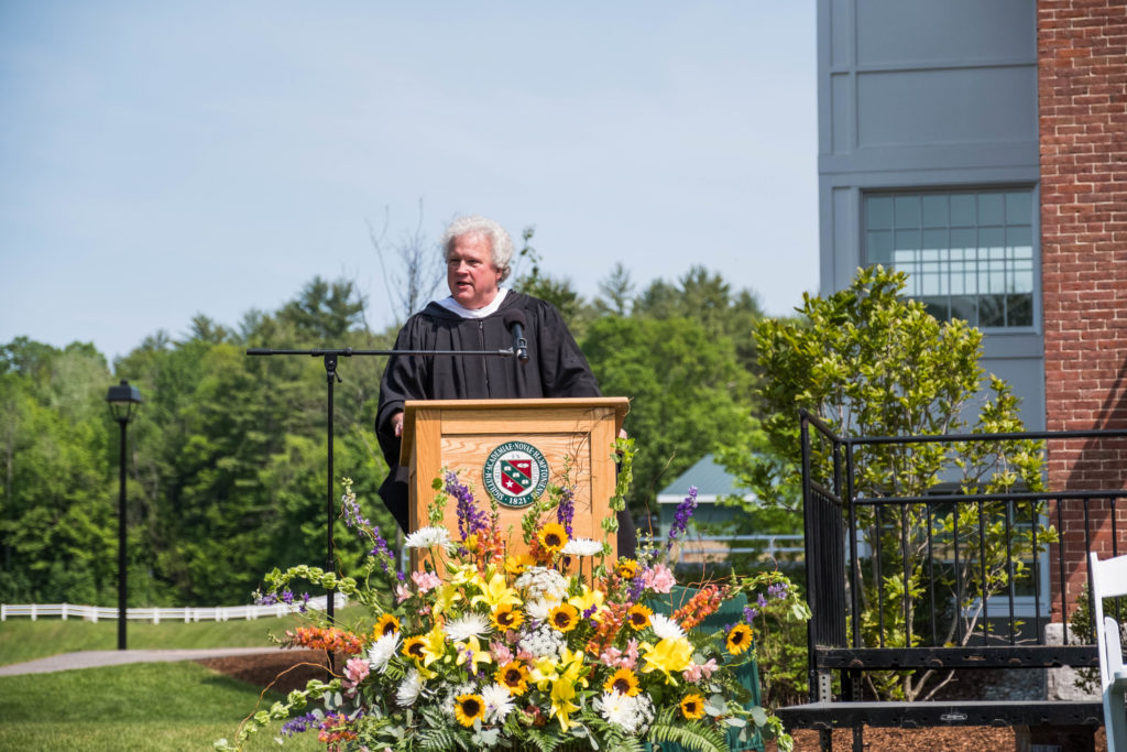 Phil Sawyer '68 was honored as the keynote speaker for Commencement 2018.