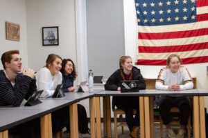 New Hampton Students in Civics Class