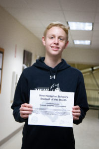January Spotlights Student of the Month Truesdale