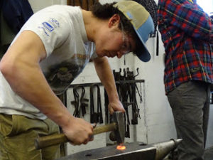 New Hampton Project Week Blacksmithing_6