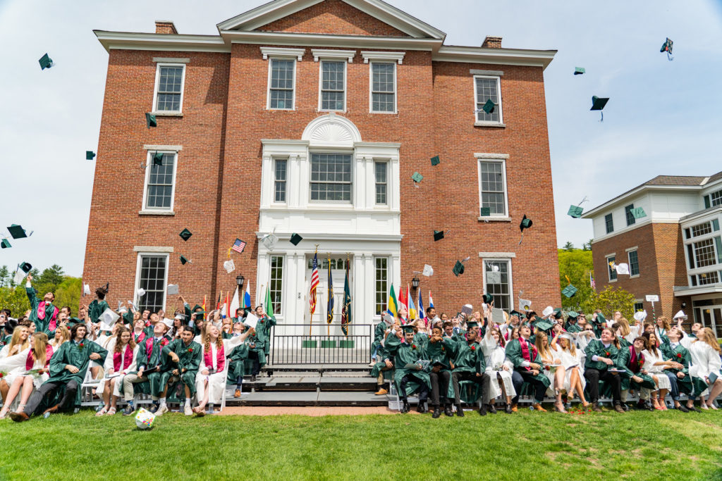 New Hampton School Celebrated its 198th Commencement in front of Meservey Hall.