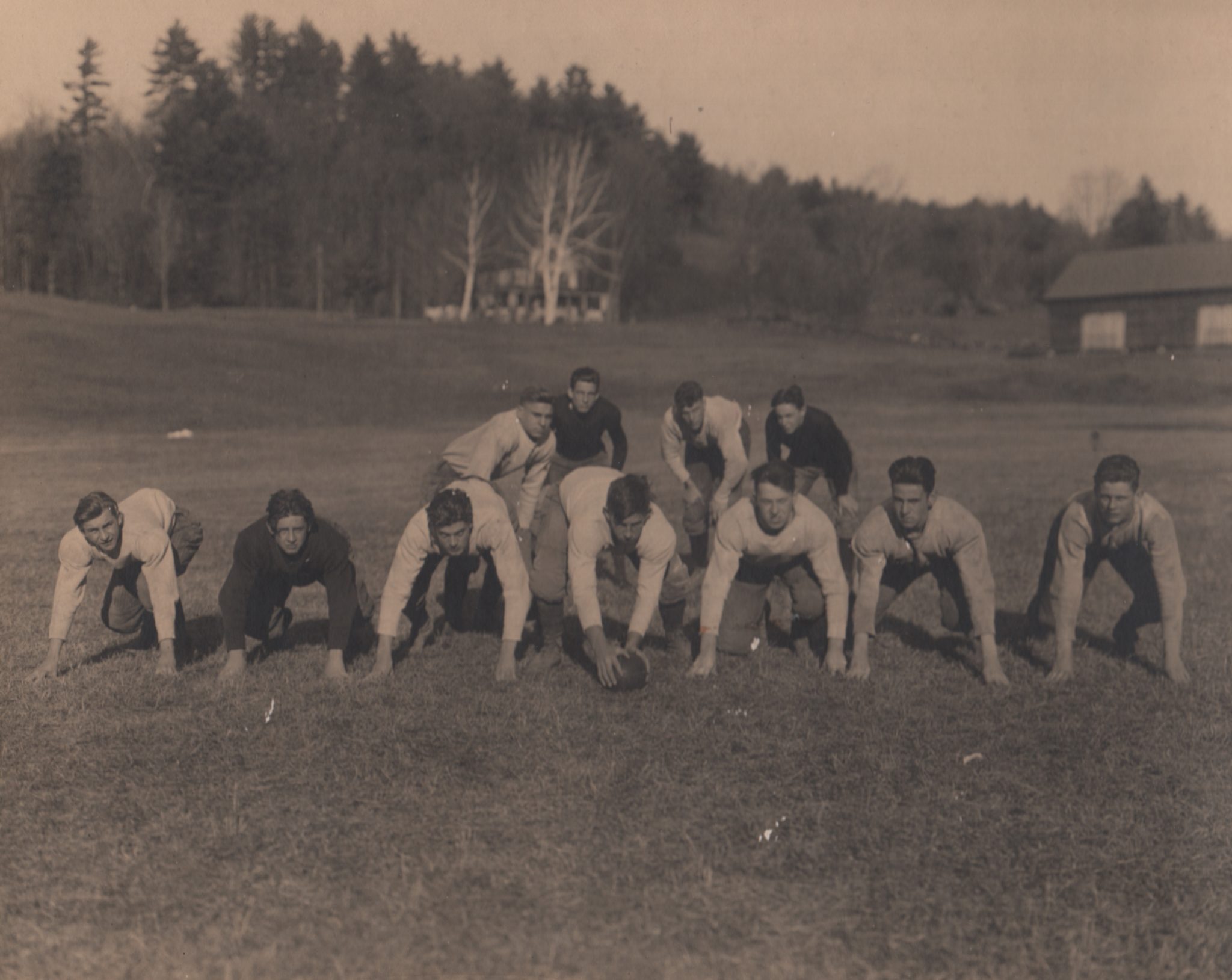 1919 Football Team New Hampton School Today