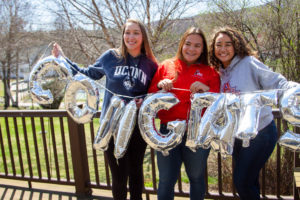 College celebrations begin in the spring prior to commencement.