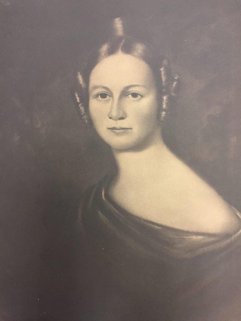 A portrait of Martha Hazeltine, alumna and first female principal of New Hampton School, and recipient of this love letter.