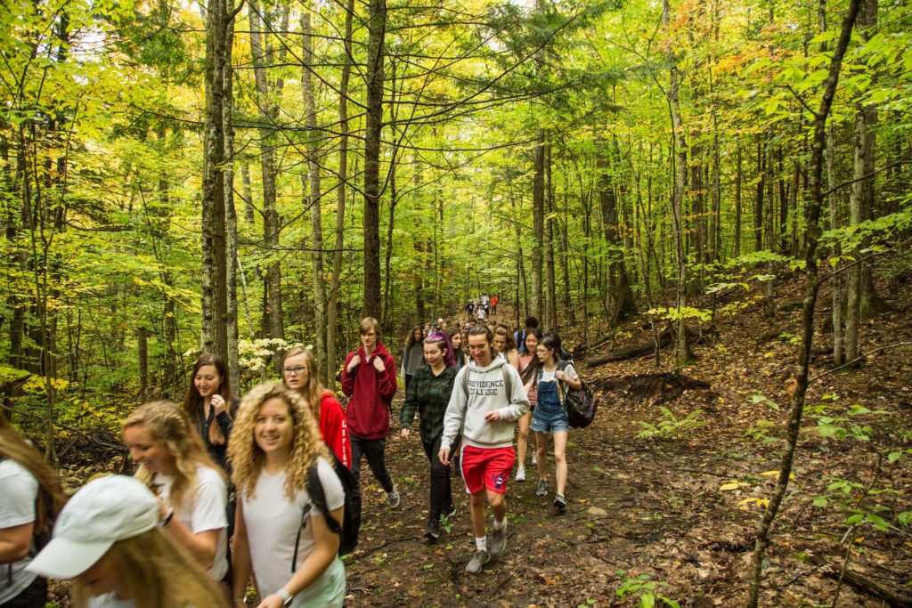 Events like hiking on Burleigh offer a complex experience to reconnect with your alma mater.